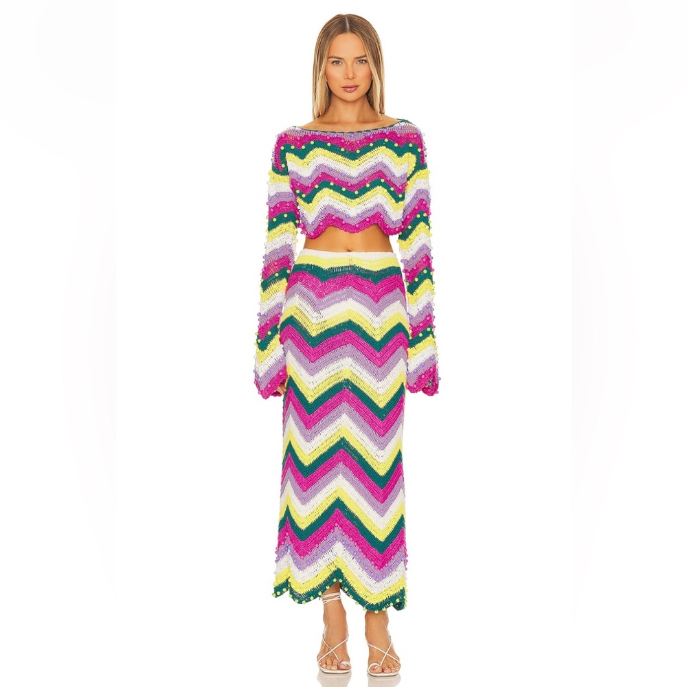 CeliaB Sulu Top (S) & Balearic Midi Skirt (M)